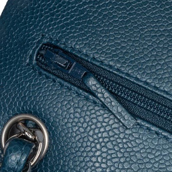 Pre-owned Chanel Jumbo Classic Caviar Double Flap Blue