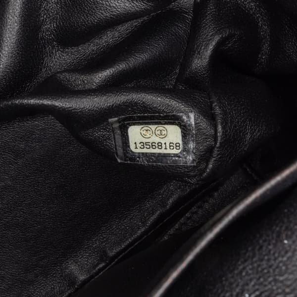 Pre-owned Chanel Jumbo Classic Caviar Single Flap Black