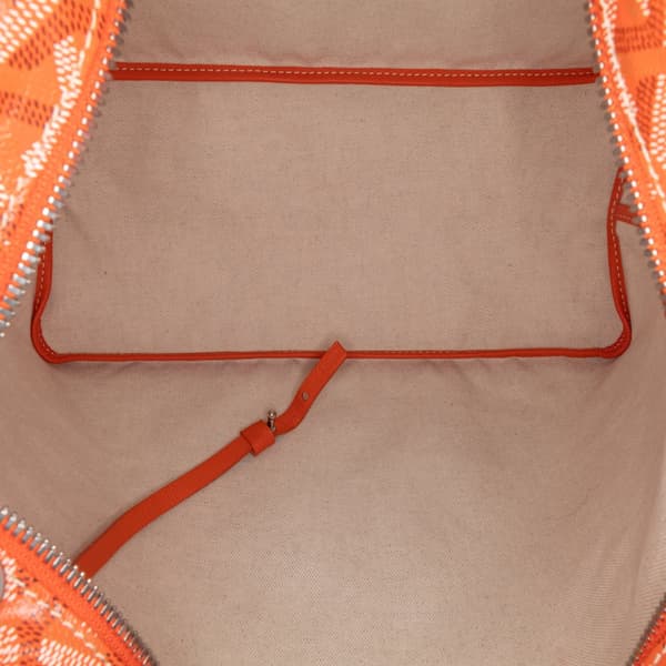 Pre-owned Goyard Goyardine Boheme Hobo Orange