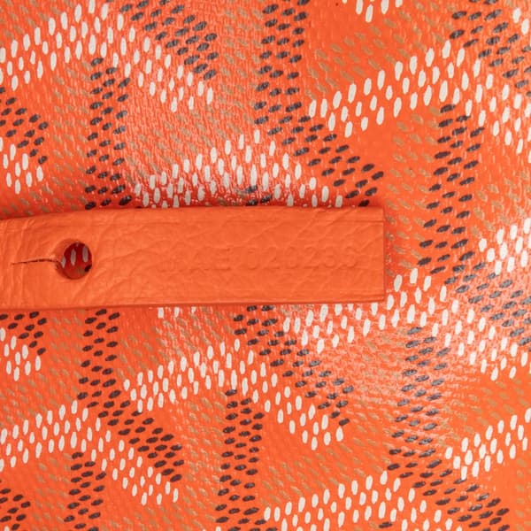 Pre-owned Goyard Goyardine Boheme Hobo Orange