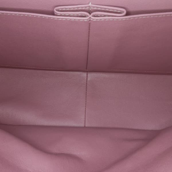Pre-owned Chanel Jumbo Classic Caviar Double Flap Pink