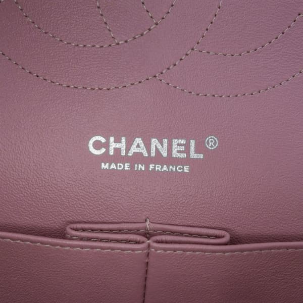 Pre-owned Chanel Jumbo Classic Caviar Double Flap Pink