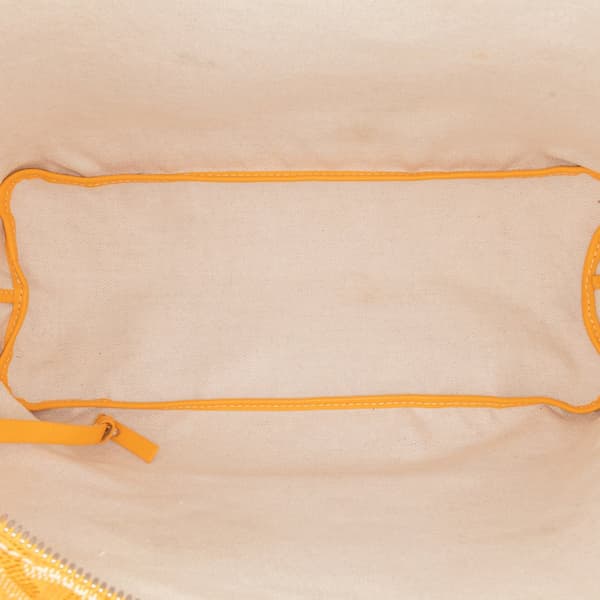 Pre-owned Goyard Goyardine Boheme Hobo Yellow