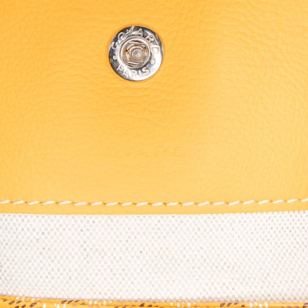 Pre-owned Goyard Goyardine Boheme Hobo Yellow