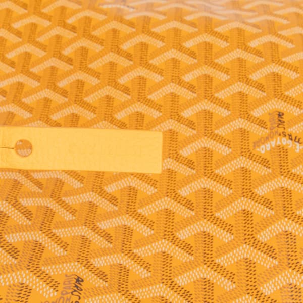 Pre-owned Goyard Goyardine Boheme Hobo Yellow