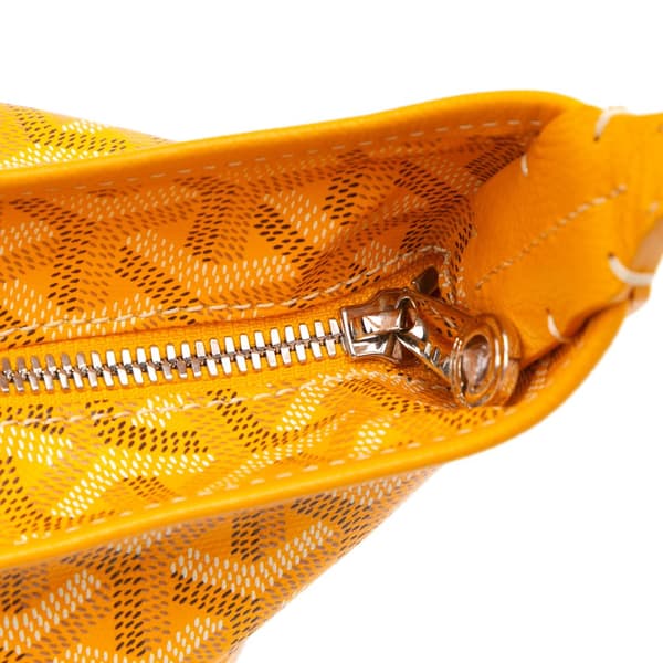 Pre-owned Goyard Goyardine Boheme Hobo Yellow