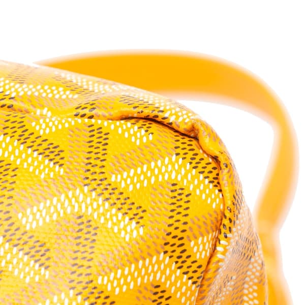 Pre-owned Goyard Goyardine Boheme Hobo Yellow