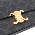 Pikkukuva 5 / 6: Pre-owned Celine Triomphe Coated Canvas Claude Chain Shoulder Bag Brown