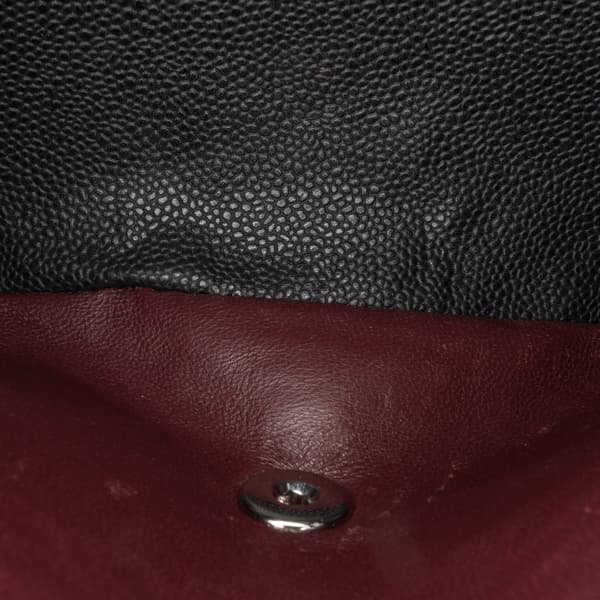 Pre-owned Chanel Jumbo Classic Caviar Double Flap Black