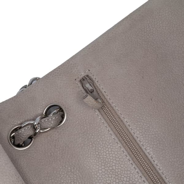 Pre-owned Chanel Jumbo Classic Caviar Double Flap Gray