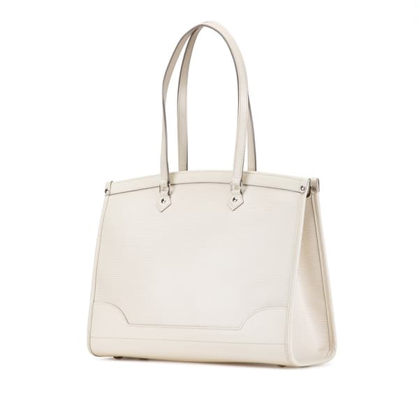 Pre-owned Louis Vuitton Epi Madeleine GM White