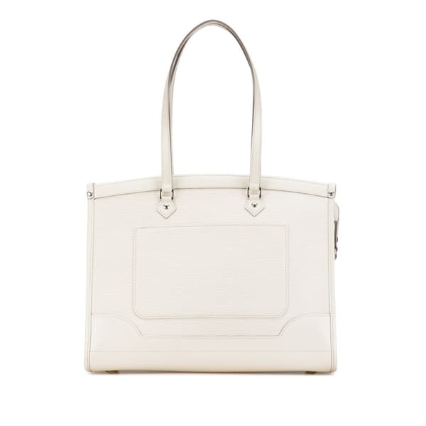 Pre-owned Louis Vuitton Epi Madeleine GM White
