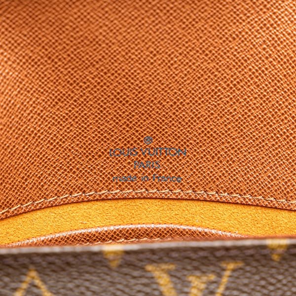 Pre-owned Louis Vuitton Monogram Musette Tango Short Strap Brown