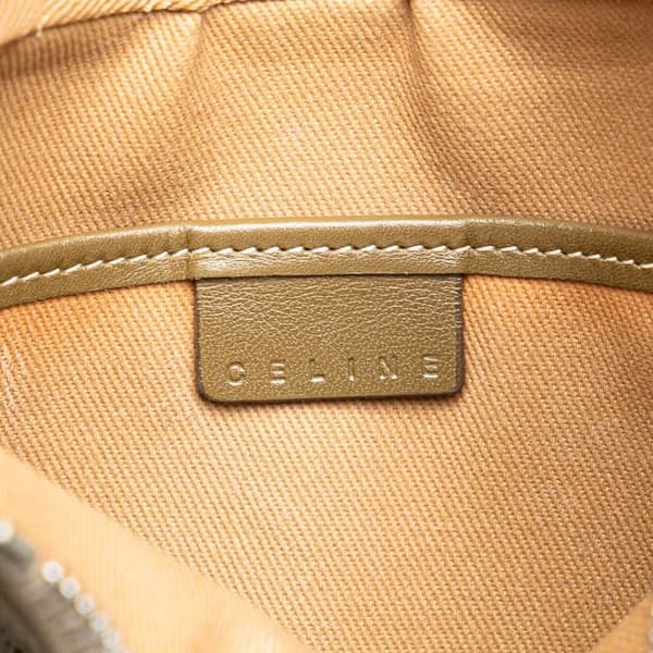 Pre-owned Celine C Macadam Canvas Shoulder Bag Brown