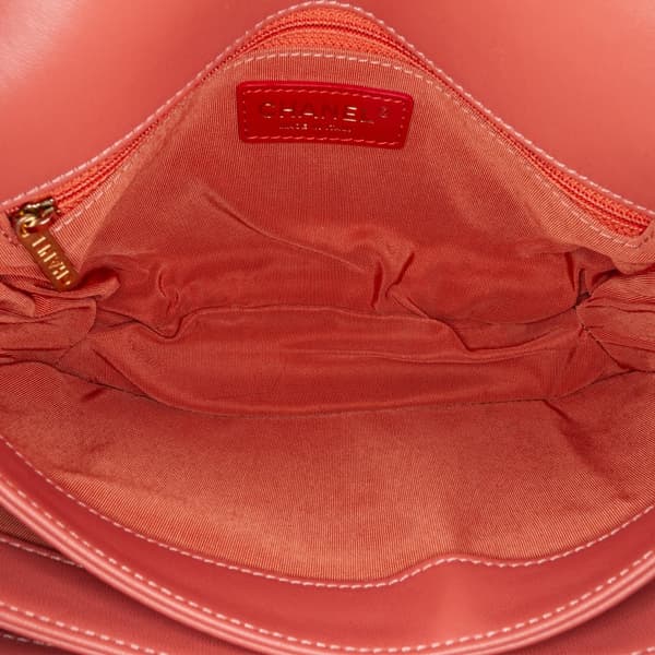 Pre-owned Chanel Large Quilted Lambskin Daily Companion Flap Pink