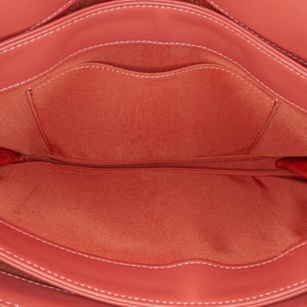 Pre-owned Chanel Large Quilted Lambskin Daily Companion Flap Pink