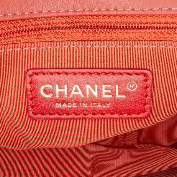 Pre-owned Chanel Large Quilted Lambskin Daily Companion Flap Pink