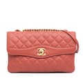 Miniatyrbild 1 av 9: Pre-owned Chanel Large Quilted Lambskin Daily Companion Flap Pink