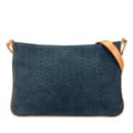 Miniatyrbilde 1 av 7: Pre-owned Celine C Macadam Suede Shoulder Bag Blue