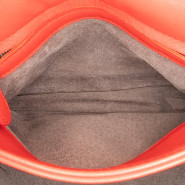 Pre-owned Bottega Veneta Small Nappa Intrecciato Olimpia Shoulder Bag Red