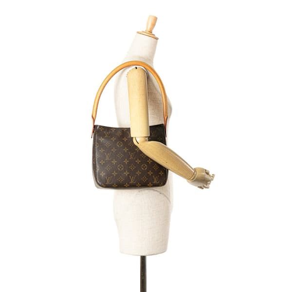 Pre-owned Louis Vuitton Monogram Looping MM Brown