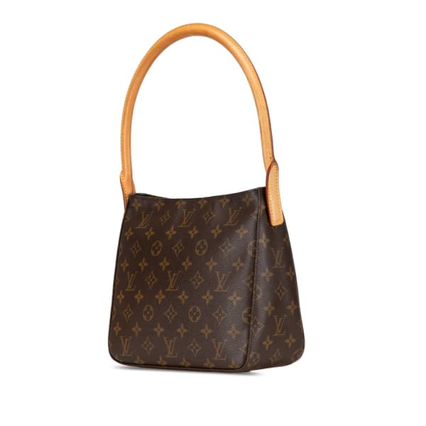 Pre-owned Louis Vuitton Monogram Looping MM Brown