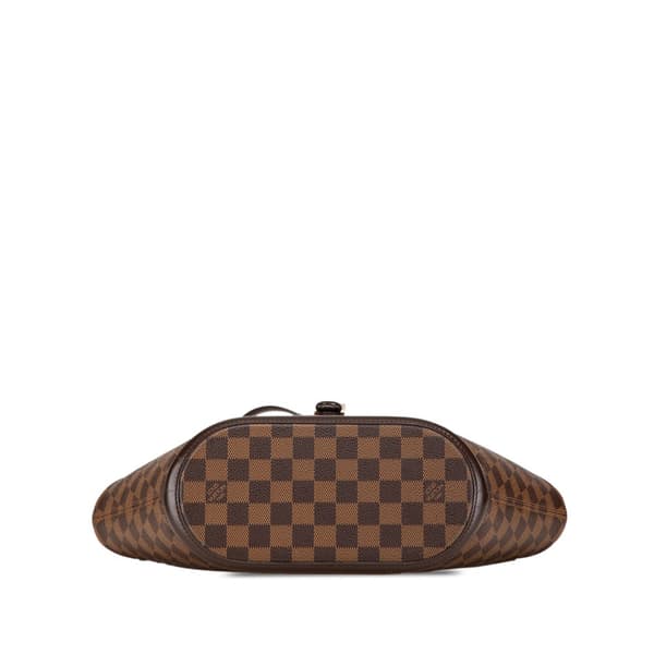 Pre-owned Louis Vuitton Damier Ebene Manosque PM Brown
