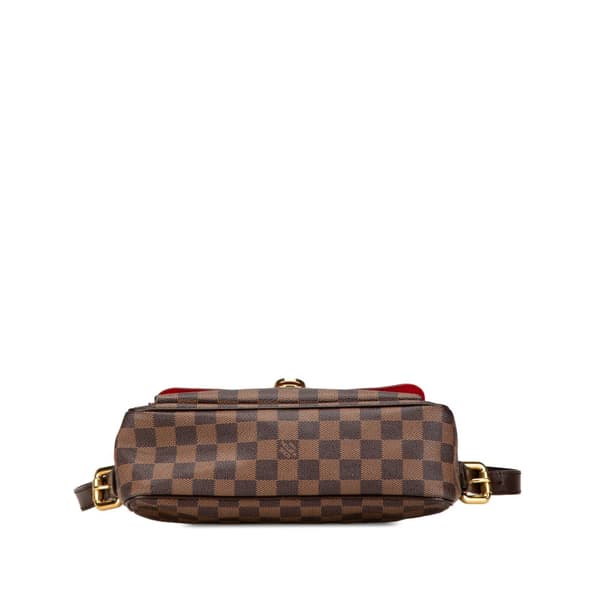 Pre-owned Louis Vuitton Damier Ebene Ravello GM Brown
