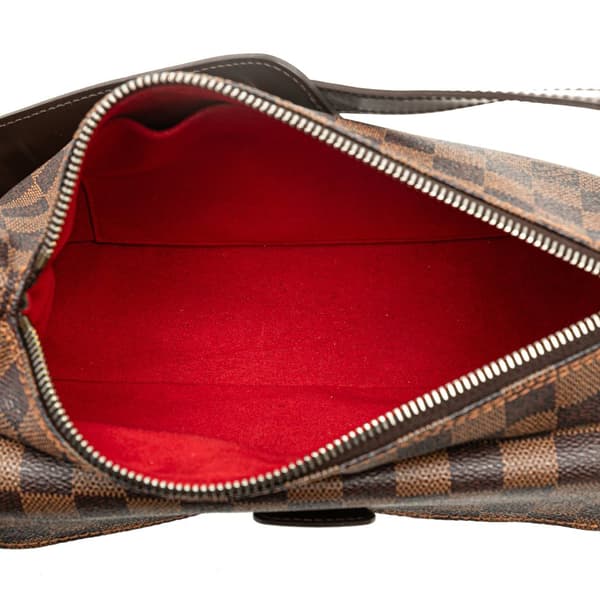 Pre-owned Louis Vuitton Damier Ebene Ravello GM Brown
