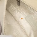 Miniatyrbild 6 av 10: Pre-owned Chanel CC Jersey Pyramid Stud Flap White
