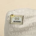 Miniatyrbild 7 av 10: Pre-owned Chanel CC Jersey Pyramid Stud Flap White