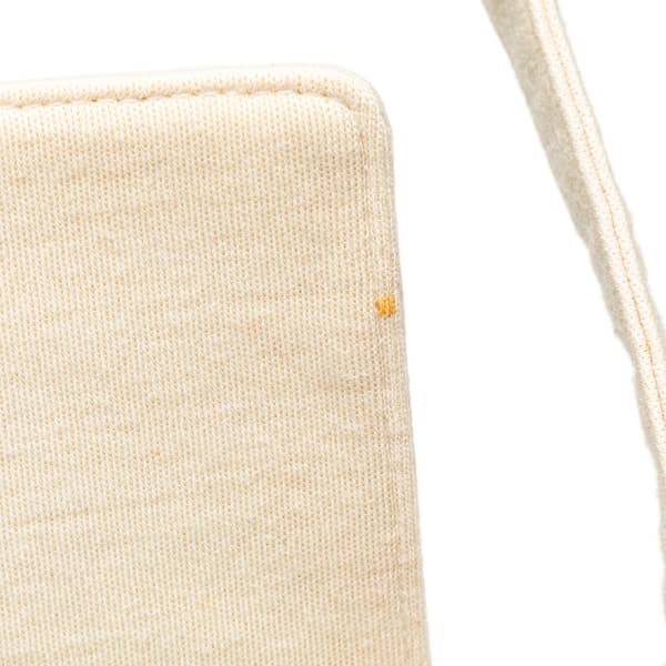 Pre-owned Chanel CC Jersey Pyramid Stud Flap White