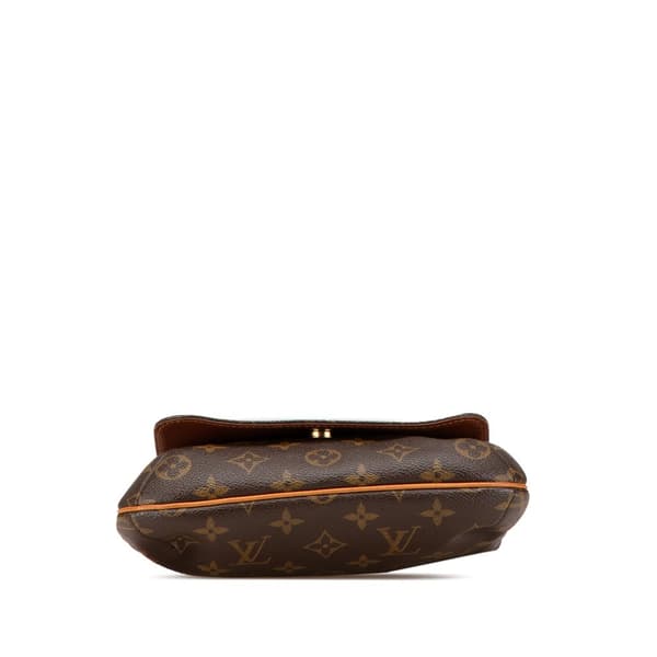 Pre-owned Louis Vuitton Monogram Musette Salsa Short Strap Brown