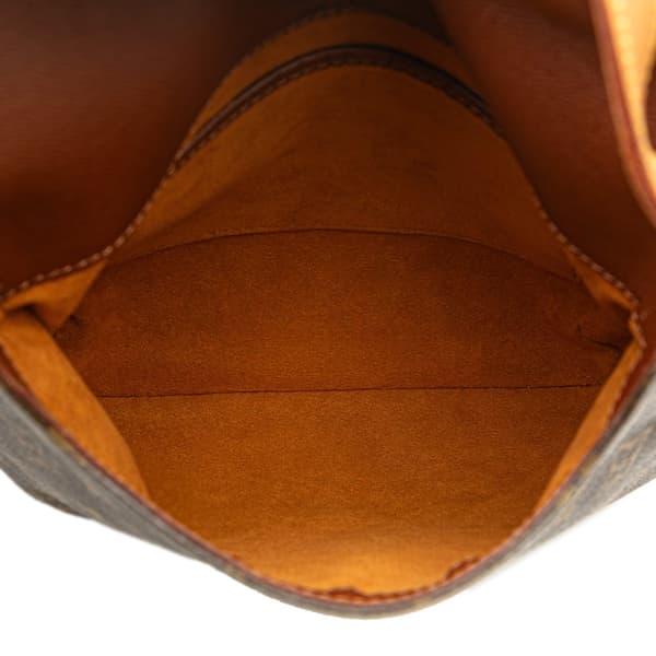 Pre-owned Louis Vuitton Monogram Musette Salsa Short Strap Brown
