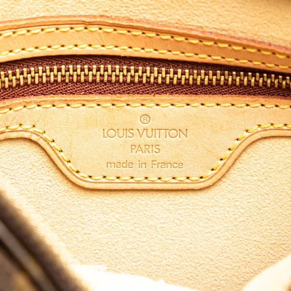 Pre-owned Louis Vuitton Monogram Looping MM Brown