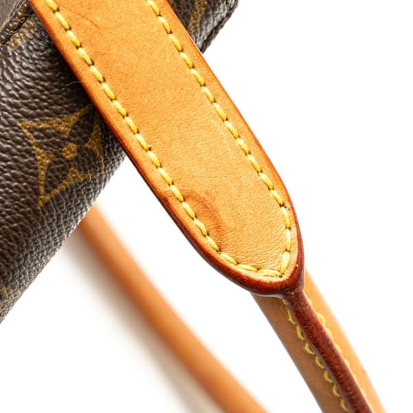 Pre-owned Louis Vuitton Monogram Looping MM Brown