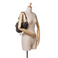 Miniatyrbild 8 av 9: Pre-owned Dior Mizza Embroidered Canvas Leopard Saddle Bag Gray
