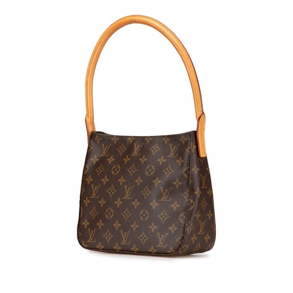 Pre-owned Louis Vuitton Monogram Looping MM Brown