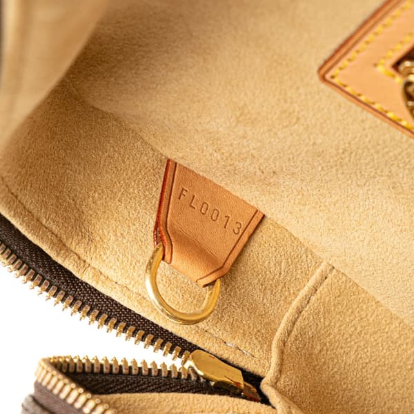 Pre-owned Louis Vuitton Monogram Cite GM Brown
