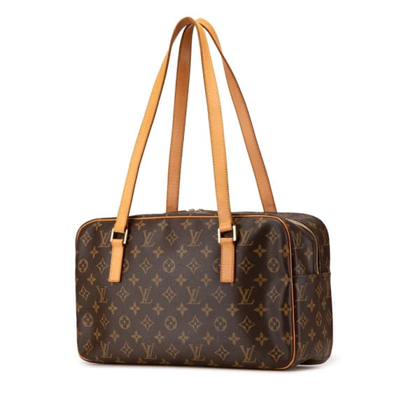 Pre-owned Louis Vuitton Monogram Cite GM Brown