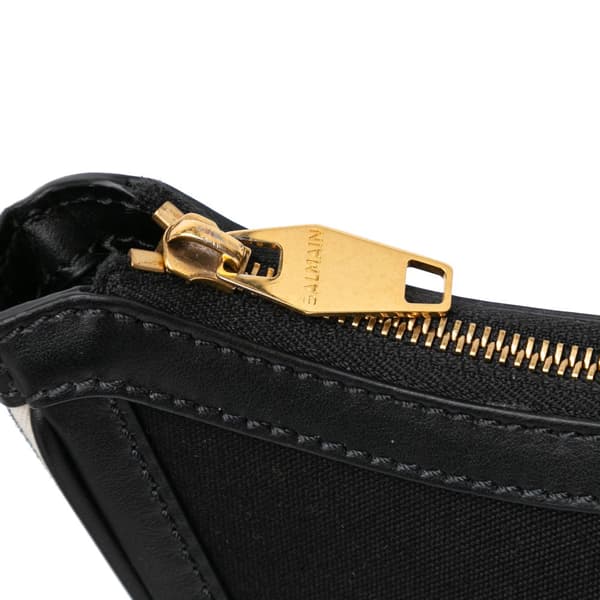 Pre-owned Balmain Canvas B-Army 26 Shoulder Bag Black