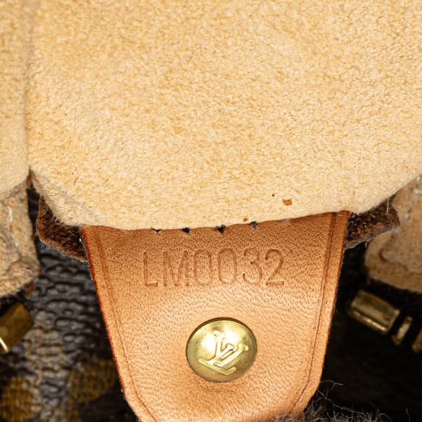 Pre-owned Louis Vuitton Monogram Looping GM Brown