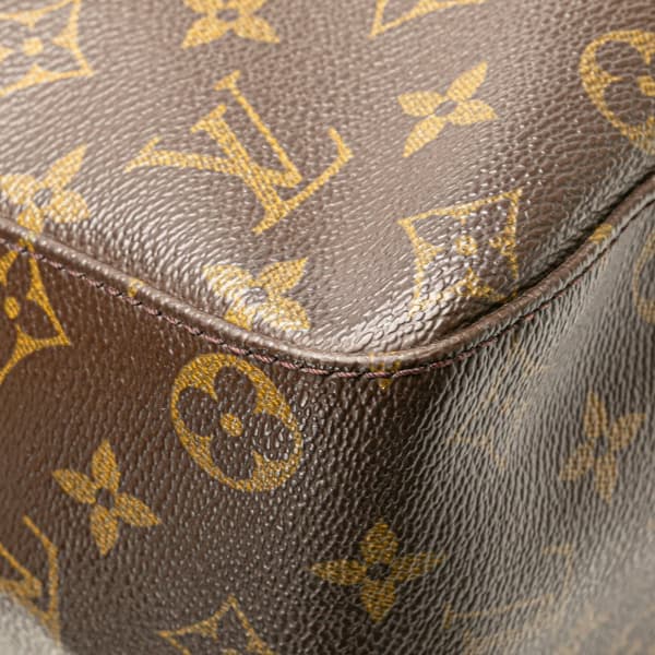 Pre-owned Louis Vuitton Monogram Looping GM Brown