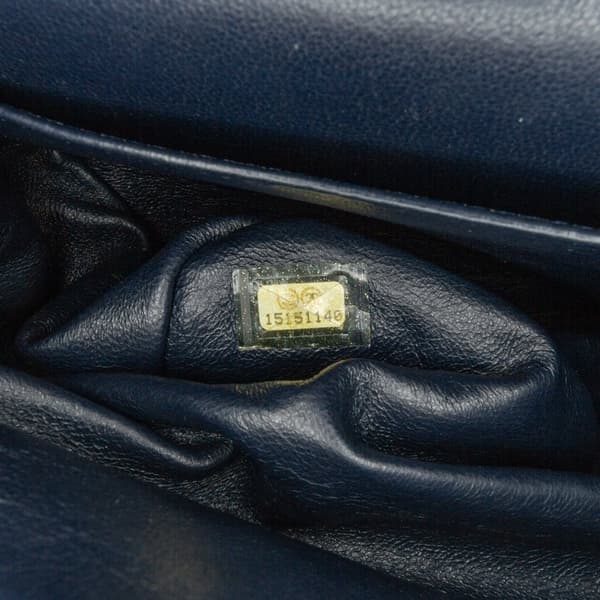 Pre-owned Chanel Jumbo Classic Caviar Double Flap Blue