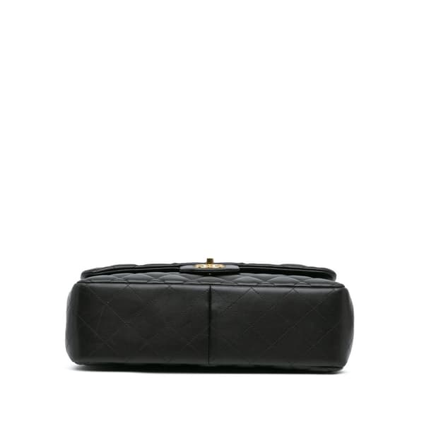 Pre-owned Chanel Jumbo Classic Lambskin Double Flap Black