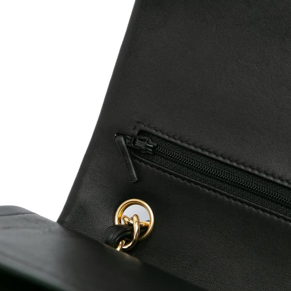 Pre-owned Chanel Jumbo Classic Lambskin Double Flap Black