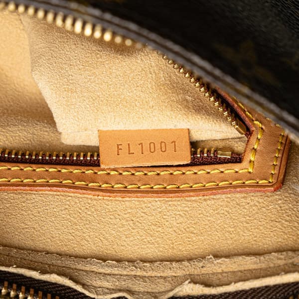 Pre-owned Louis Vuitton Monogram Looping MM Brown