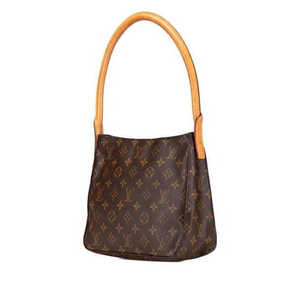 Pre-owned Louis Vuitton Monogram Looping MM Brown