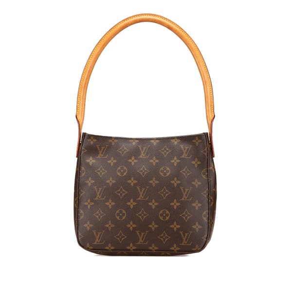 Pre-owned Louis Vuitton Monogram Looping MM Brown