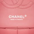 Miniatyrbild 5 av 10: Pre-owned Chanel Medium Classic Lambskin Double Flap Pink